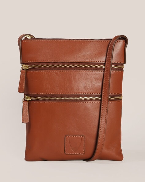 Hidesign Men Brown Messenger Bag