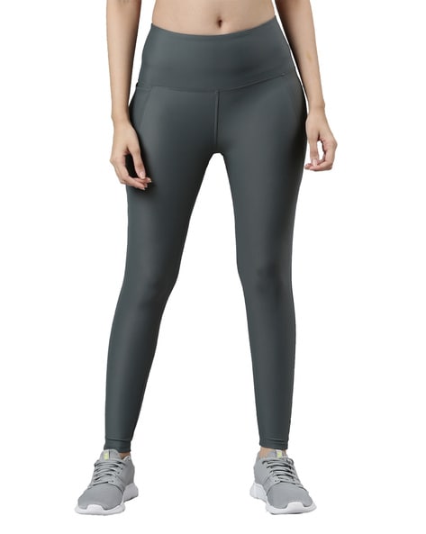 Buy Grey Leggings for Women by Go Colors Online