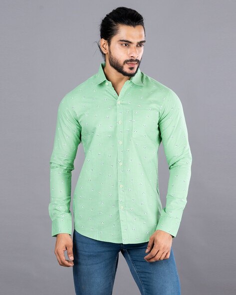 Mint on sale green shirt