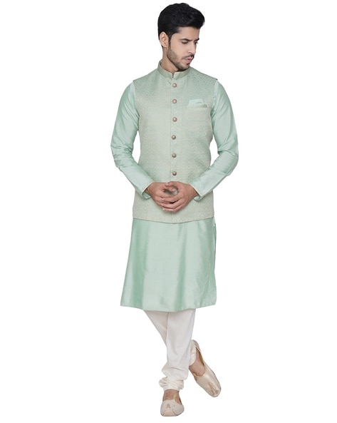 Buy Attractive Blue Indo Western Online in India @Manyavar - Suit Set for  Men