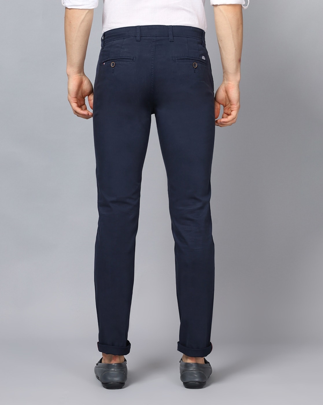 Buy John Players Grey Formal Trousers - Trousers for Men 1267998 | Myntra