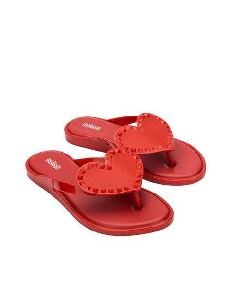 Melissa big sale heart flip flop