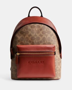 Coach medium hot sale backpack size