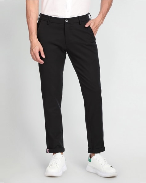 ARROW SPORT Men Solid Slim Straight Casual Trousers | Lifestyle Stores | 22  Godam Circle | Jaipur