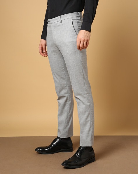 Buy Charcoal Black Trousers & Pants for Men by Marks & Spencer Online |  Ajio.com