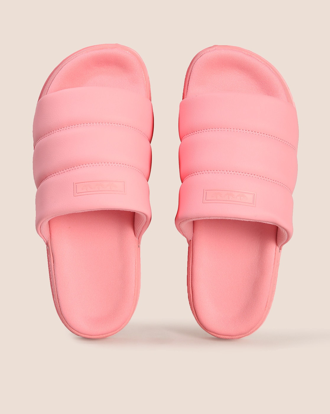 Adidas 2025 pink sliders