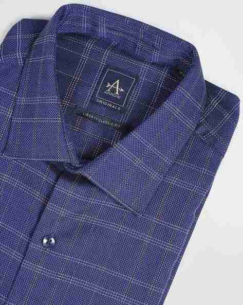 Plaid Checked Formal Shirt