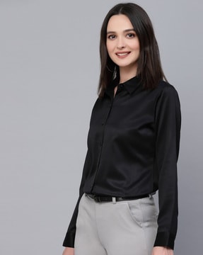 Black formal clearance shirt for girls