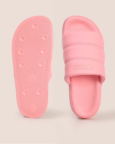 Adidas adilette slides online women's pink