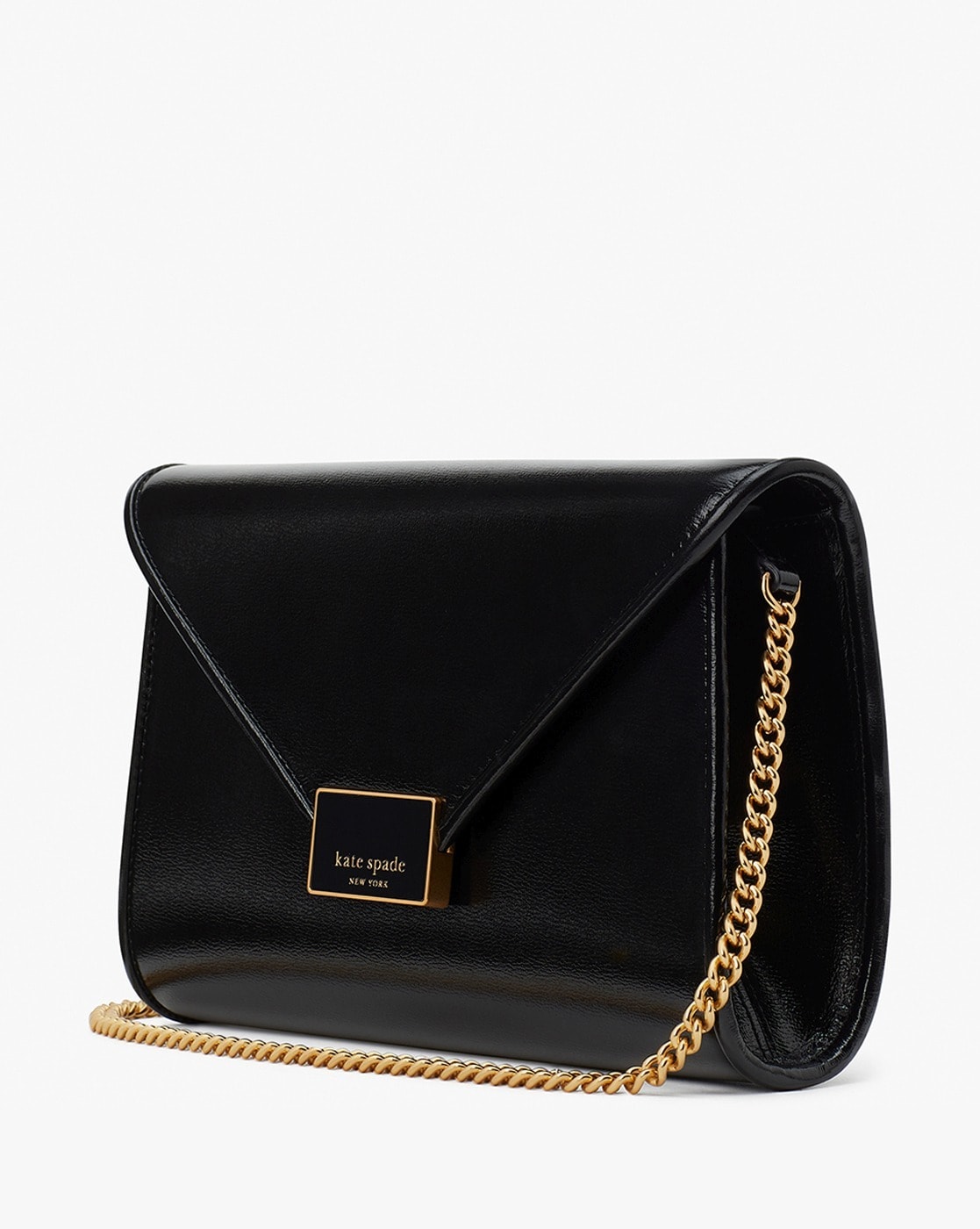 Kate spade clearance black envelope clutch