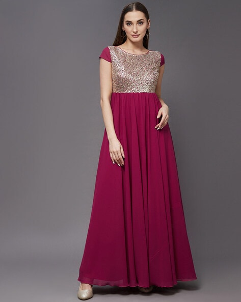 Strapless High Slit Evening Dress | Evening Dress Long Evening Dress - Pink  Long Prom - Aliexpress