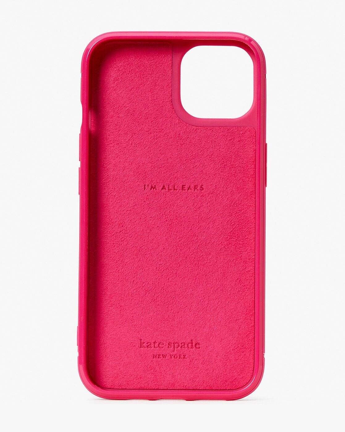 Buy KATE SPADE Bonbon Rhinestone Embossed iPhone 13 Case | Pink