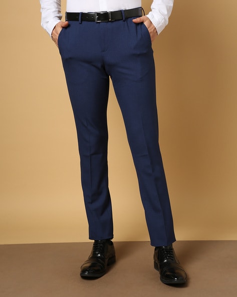 Buy Arrow Carson Cropped Fit Smart Flex Trousers - NNNOW.com