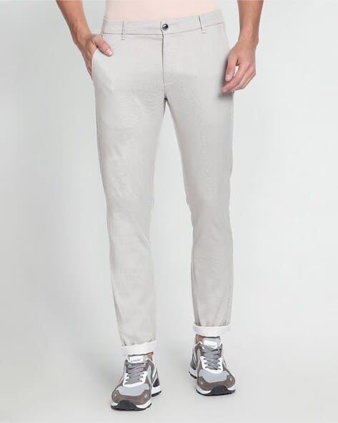 Buy Grey Trousers Pants for Men by Arrow Sports Online