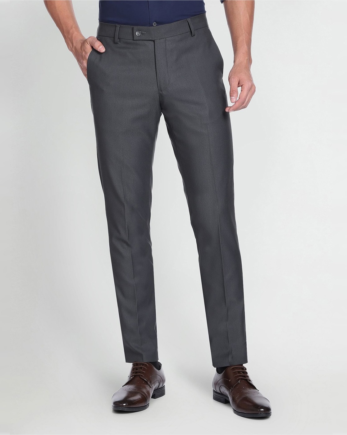 MEN, Bottom Wear, Formal Trousers | XXllent Light Grey Trousers