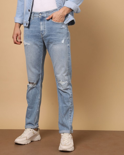 Discover 162+ mens distressed jeans latest