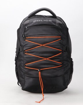 logo-print backpack