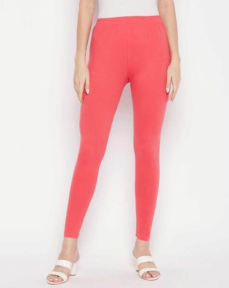 Buy online Golden Solid Ankle Length Legging from Capris & Leggings for  Women by Clora Creation for ₹620 at 38% off