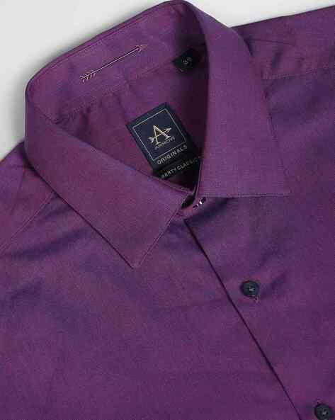 Buy Purple Shirts for Men by ARROW Online