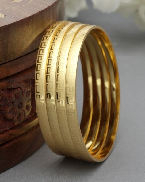 Buy Gold-Toned Bracelets & Bangles for Women by Zeneme Online