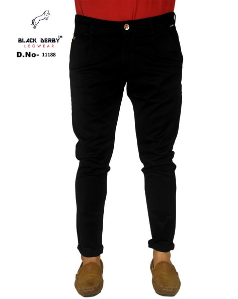 Buy Men Black Dark Wash Slim Fit Jeans Online - 629449 | Peter England