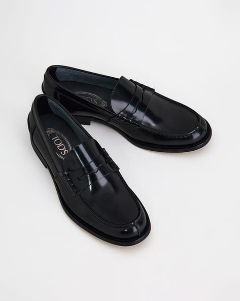 Stamped Monogram Leather Loafers