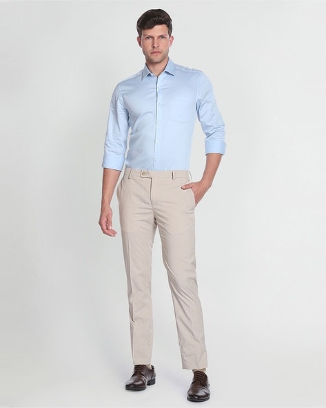 Buy Dark Brown Trousers & Pants for Men by ARROW Online | Ajio.com