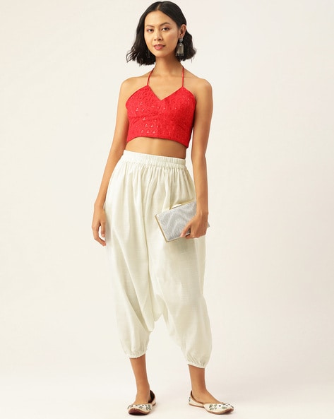 Harem Pants with Elasticated Waist