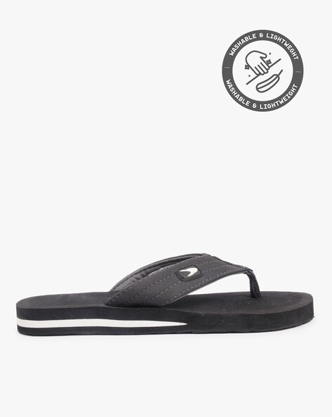 Buy Black Flip Flop Slippers for Men by DUKE Online Ajio