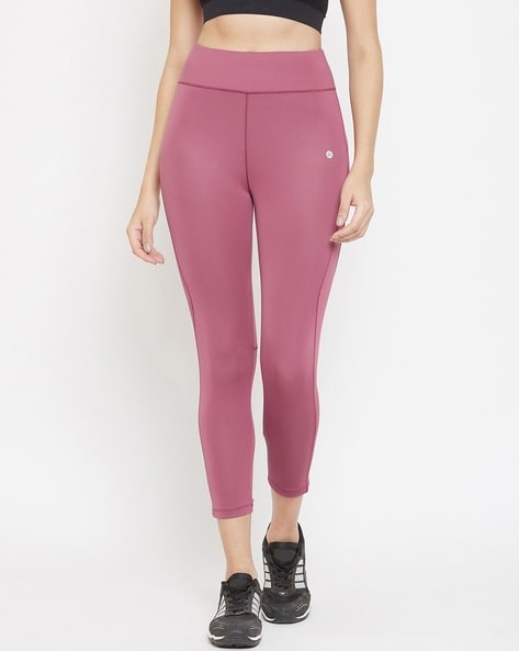 Top and Women's Sportswear Leggings in light pink microfiber with