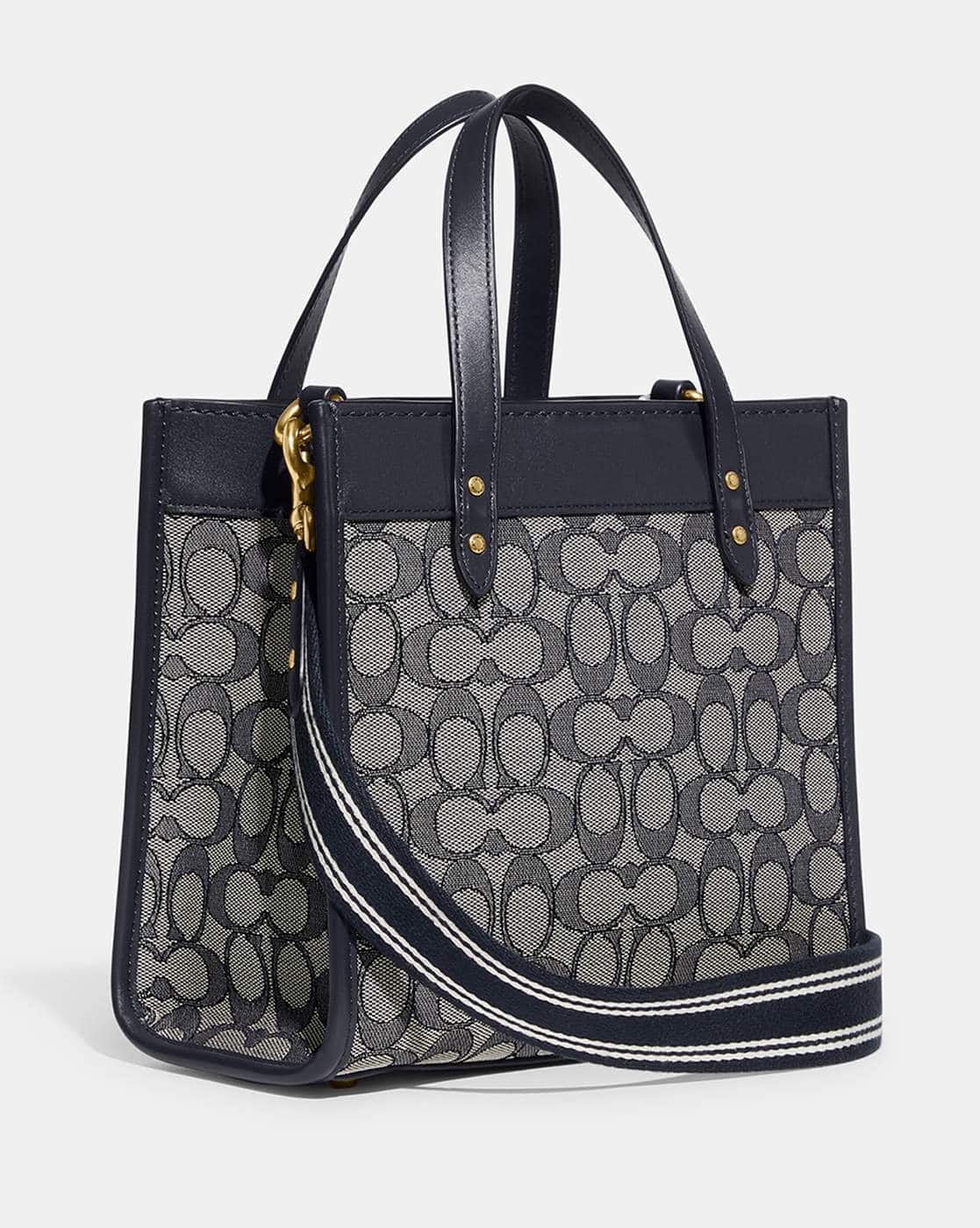 バッグ COACH Signature Jacquard Tote Bag Black -1117Wx1400H-410342779-b4rh3-