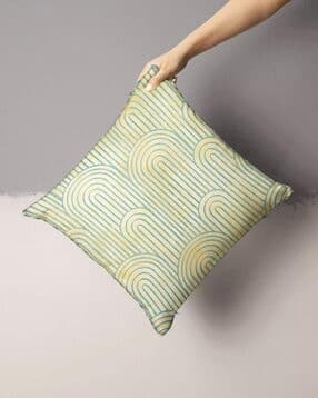 Geometric Print Reversible Square Cushion Covers 16" x 16"-image-25