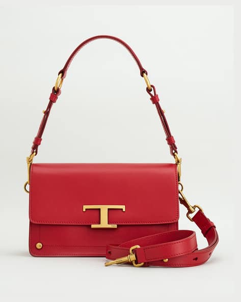 Buy Tod's Shoulder Bag Mini | Red Color Women | AJIO LUXE