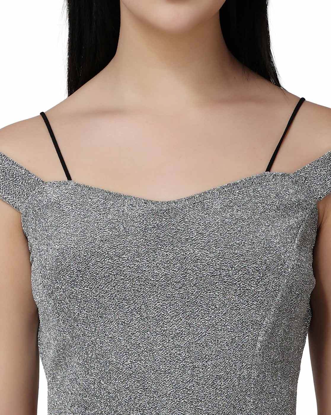 Buy Grey Tops for Women by POPWINGS Online | Ajio.com