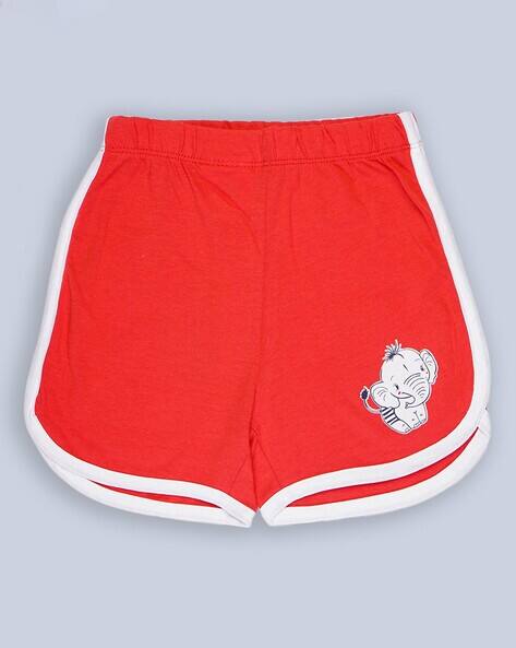 Buy Red Shorts for Infants by KIDLYBOO Online