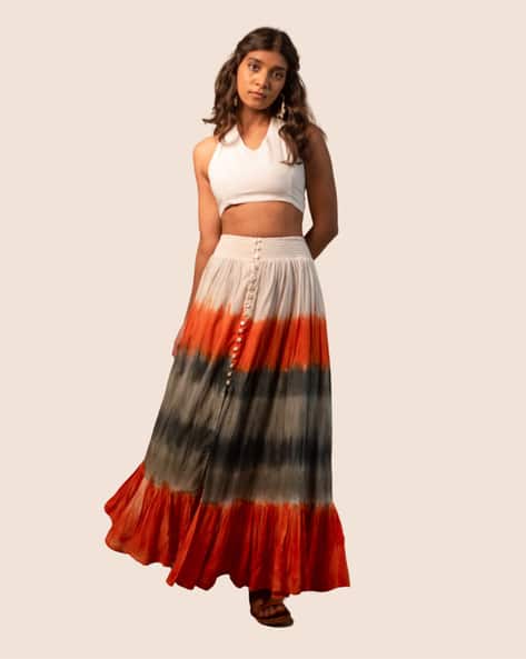 Tie Dye TIered SKirt