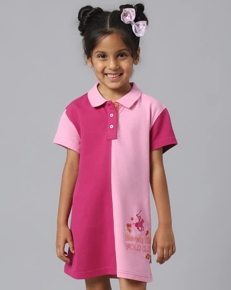 Colourblock T-shirt Dress