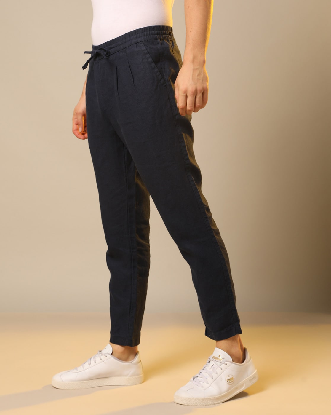 loose linen trousers
