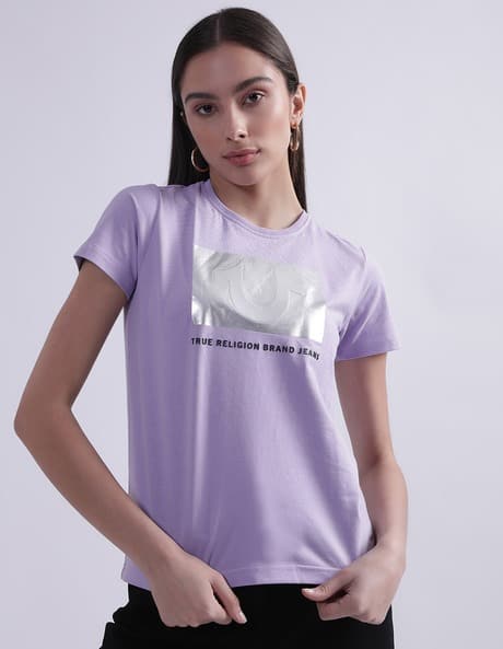 Buy Lilac Tshirts for Women by TRUE RELIGION Online