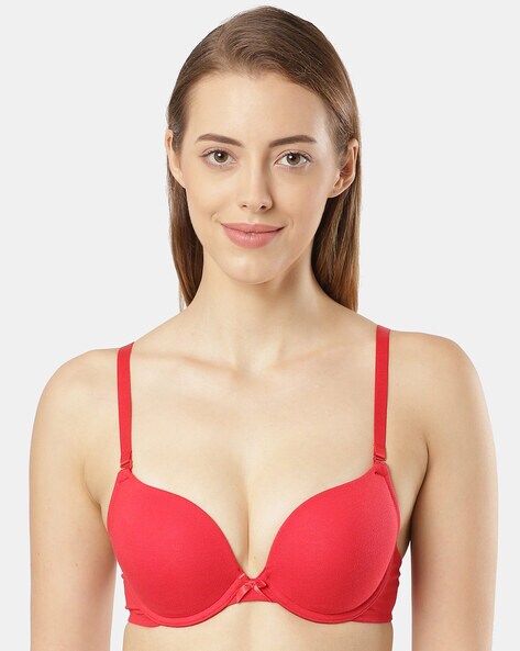 Buy Jockey Red Full Coverage T-Shirt Bra for Women's Online @ Tata CLiQ