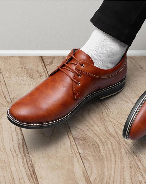 Tan casual hotsell dress shoes