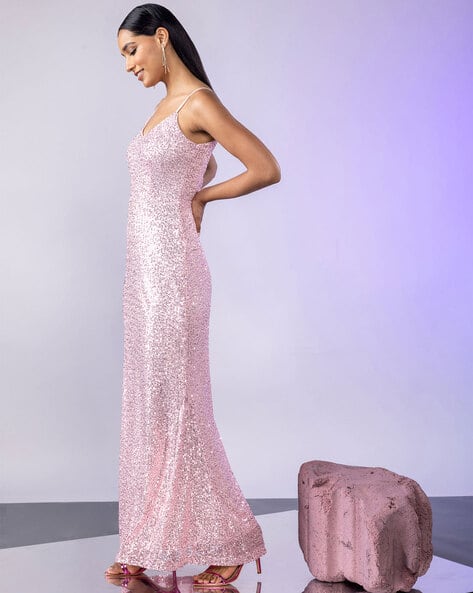 Kalinga Ashok Plus Size Pink Sequin Dress Kalinga Ashok Dress Barn