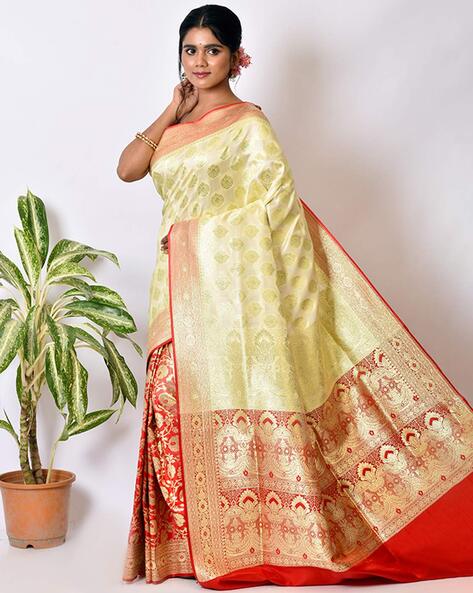 Pure silk saree Patli pallu... - Jaanvi Collections | Facebook