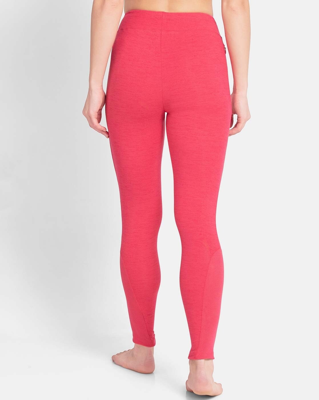 Buy Women's Super Combed Cotton Elastane Stretch Yoga Pants with Side  Zipper Pockets - Ruby Pink Marl AA01