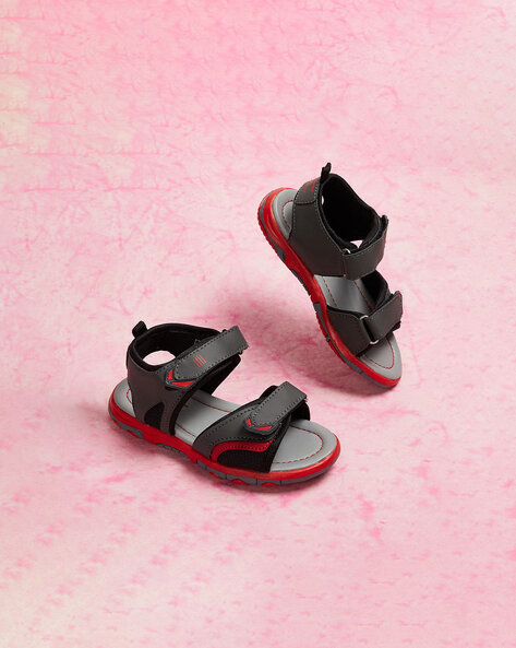 Women's fashion trend non-slip wear-resistant comfortable Velcro flat  sandals - AliExpress