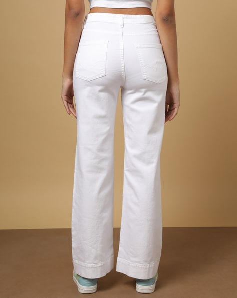 Buy White Trousers & Pants for Women by AND Online