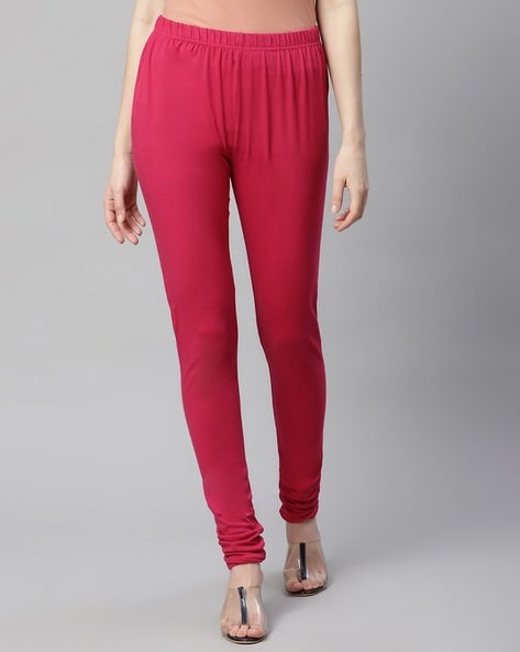 Churidar Leggings-Magenta