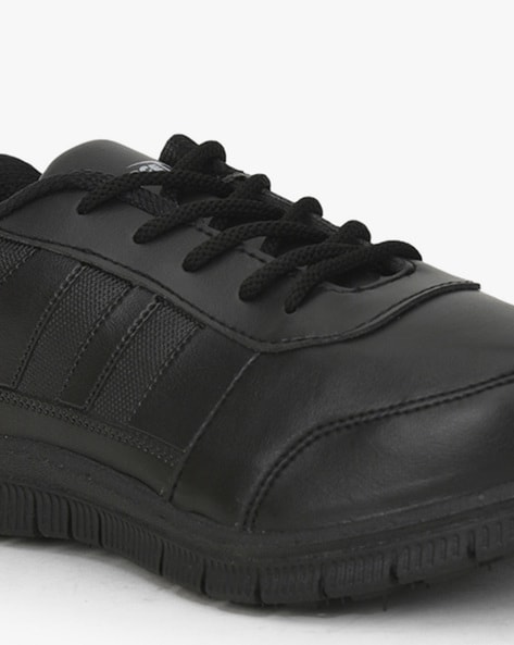 Boys black best sale adidas school shoes