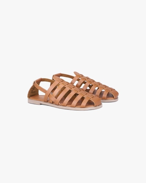 Buy Tan Sandals for Boys by Wotnot Online Ajio