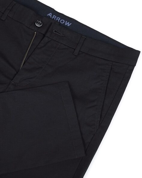 Buy Navy Blue Trousers & Pants for Men by ARROW Online | Ajio.com